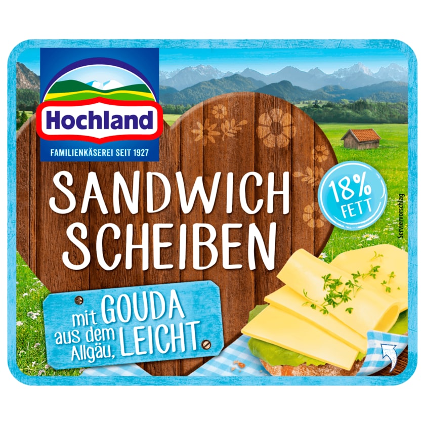 Hochland Sandwich Scheiben Gouda leicht 150g